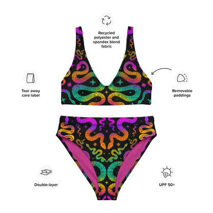 Snake Charmer Bikini ✴ Black