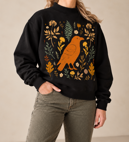 Blackbird Mock-Neck Sweatshirt