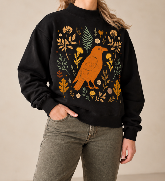 Blackbird Mock-Neck Sweatshirt