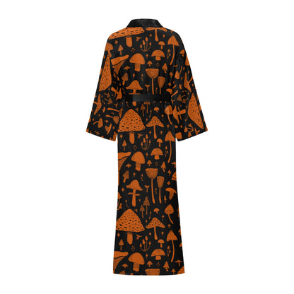 Mushroom Long Robe ✴ Black