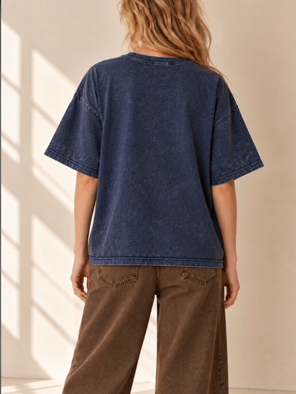 Coyote Wild Mineral Wash Boxy Tee