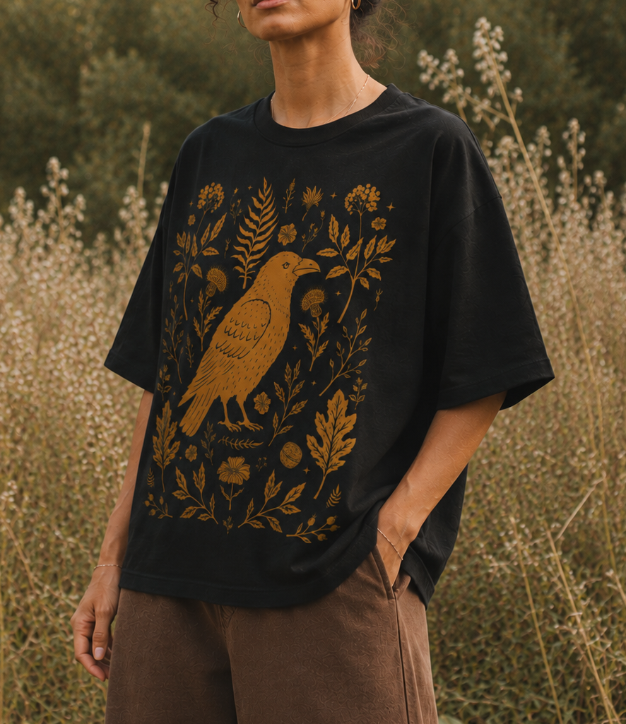 witchy graphic boxy t-shirt