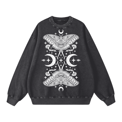 Moth Queen Sweatshirt ✴ Smoke