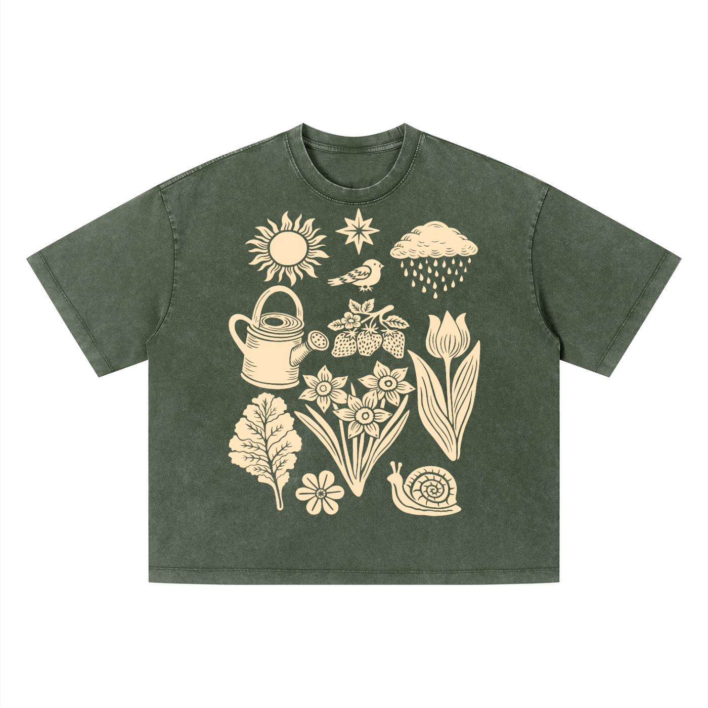 Garden Daydream Loose Boxy T-Shirt
