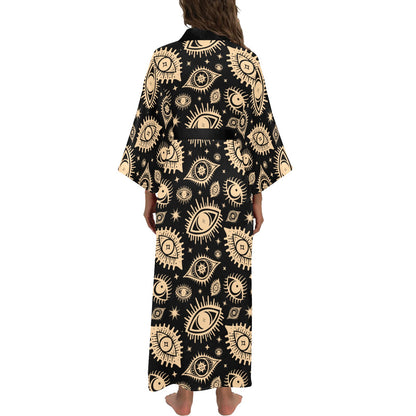 Eye See You Long Robe ✴ Black