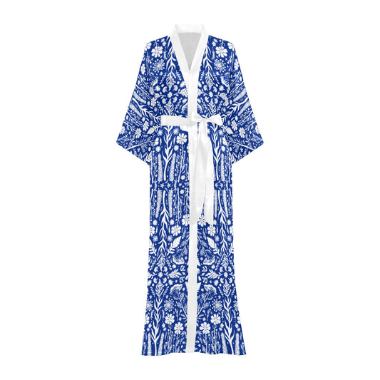 Botanika Long Robe Blue
