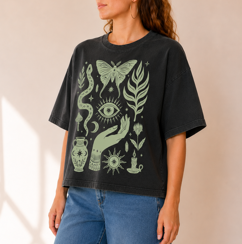 Spellwork Vintage Wash Boxy T-Shirt