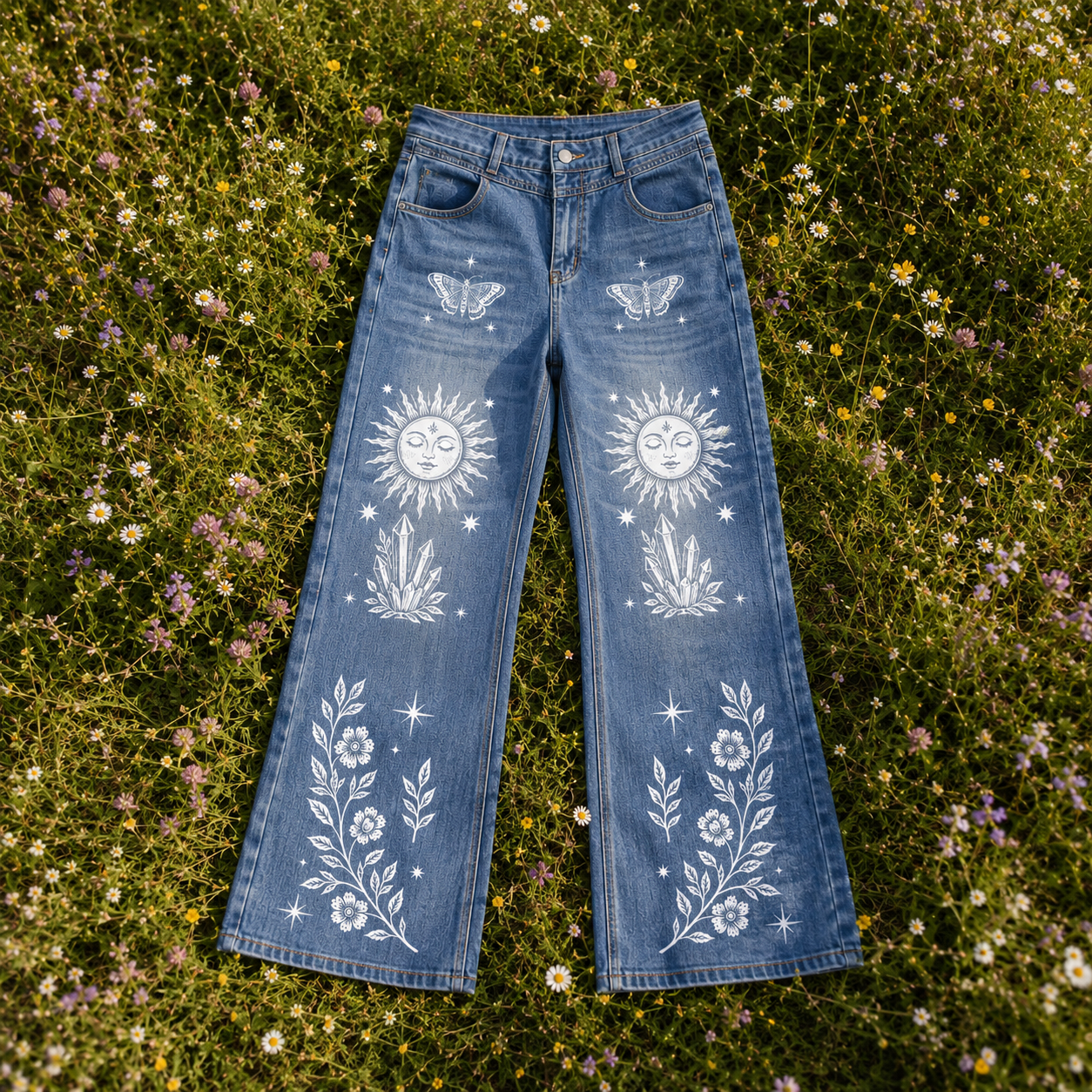 Recharged by the Sun High Waisted Jeans
