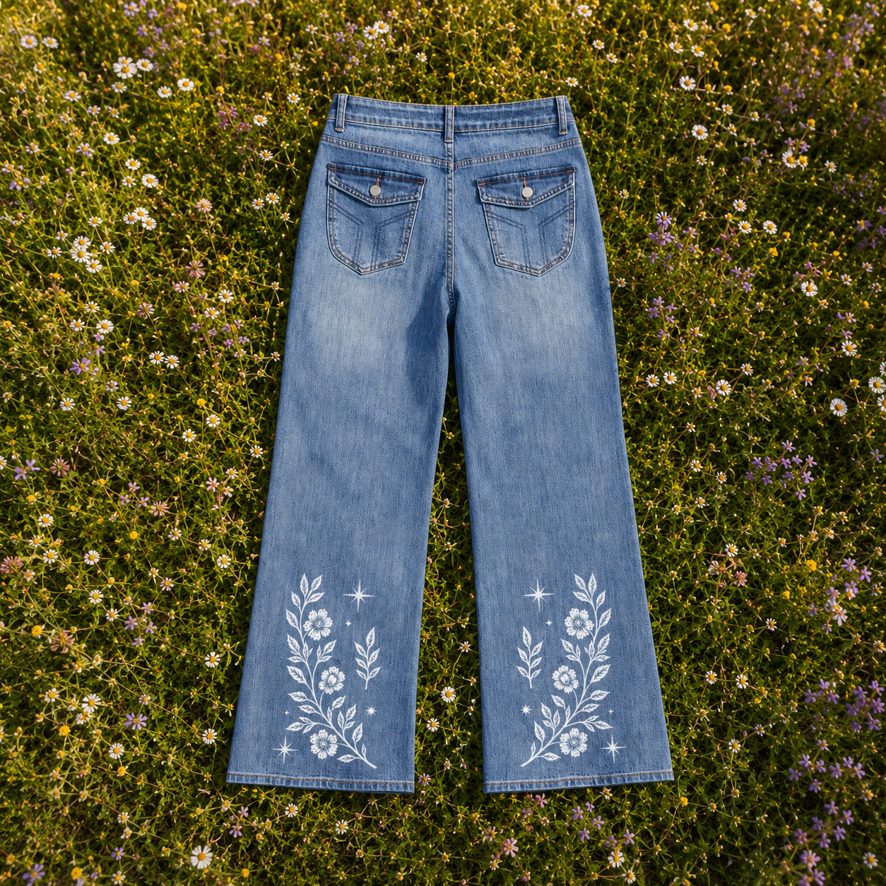 Recharged by the Sun High Waisted Jeans